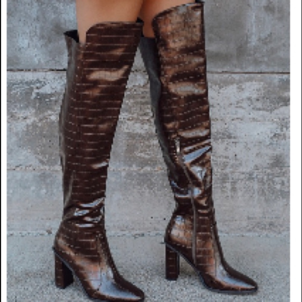 Cynthia brown boots